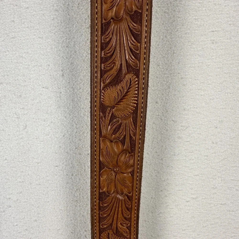 Beautiful SEIDEL'S SADDLERY - Cody, WY‎ 33 Hand Tooled Western Ranger Belt